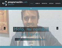 Tablet Screenshot of programacionwebgalicia.com